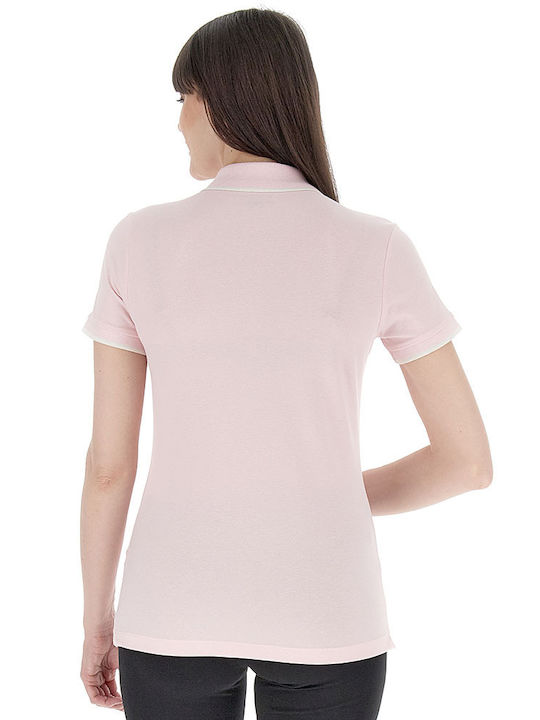 Lotto Women's Polo Blouse Short Sleeve Pink