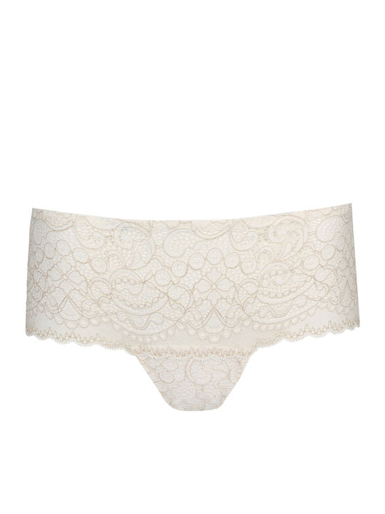 Primadonna Lace Underwear Set with Bra & Boxer Ivory