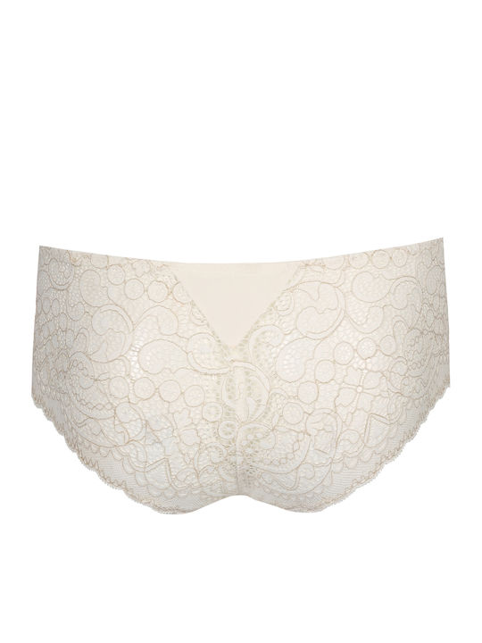 Primadonna Lace Underwear Set with Bra & Boxer Ivory