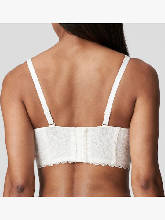 Primadonna Lace Underwear Set with Bra & Boxer Ivory