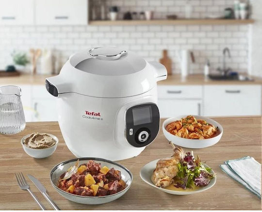 Tefal Cook4me+ Multi-Function Cooker 6lt 1600W White