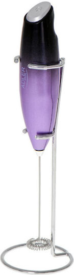 Adler Kaffeefrother Hand-Batterie Lila