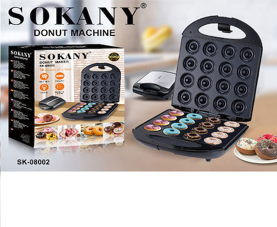 Sokany Donut Maker 16 Slots 1400W Red