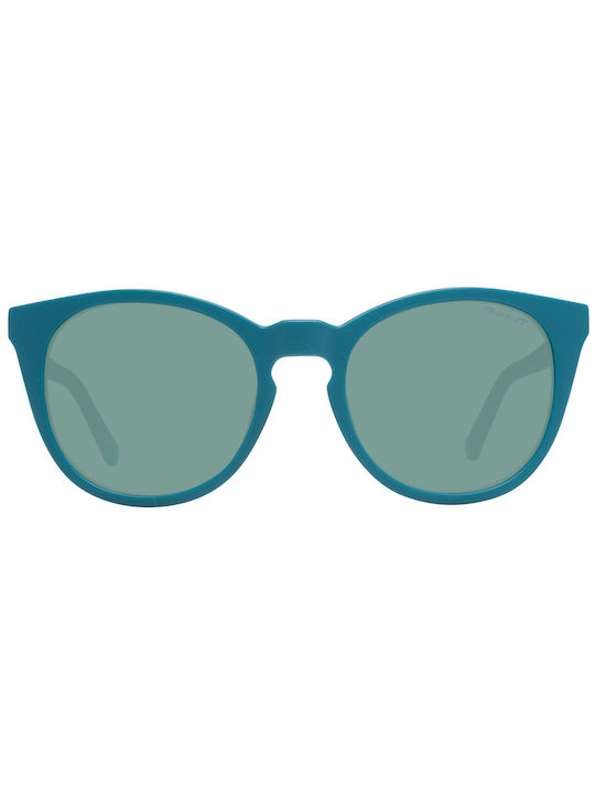 Gant Women's Sunglasses with Turquoise Metal Frame and Green Lens GA8080 92P