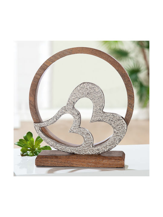 ArteLibre Heart Table Decor 5x24x26cm