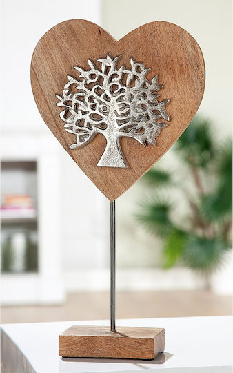 ArteLibre Decorative Heart made of Wooden 1.5x20x36cm 1pcs