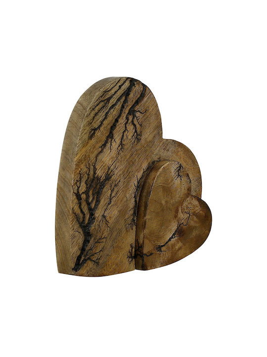 ArteLibre Διακοσμητική Καρδιά από Ξύλο 17x17cm