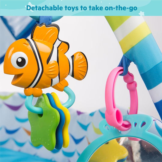 Bright Stars Disney Finding Nemo Mr. Ray Ocean Baby-Spieldecken und -Gyms mit Musik für Neugeborene