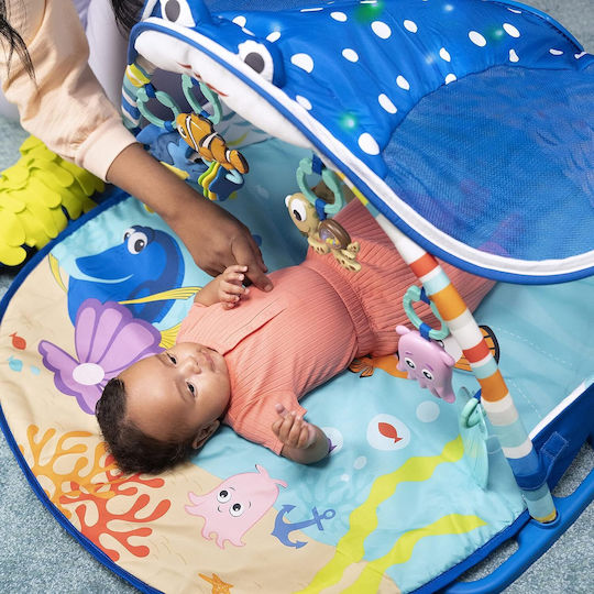 Bright Stars Disney Finding Nemo Mr. Ray Ocean Baby-Spieldecken und -Gyms mit Musik für Neugeborene