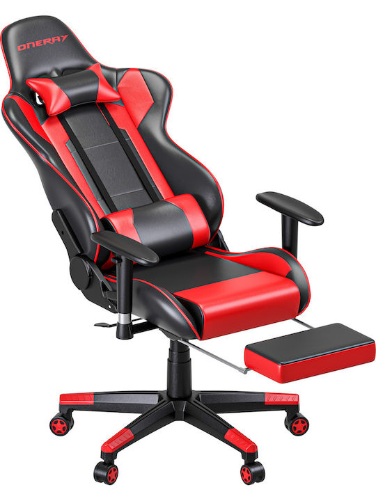 Oneray D0921F Gaming Stuhl mit Fußstütze Black/Red