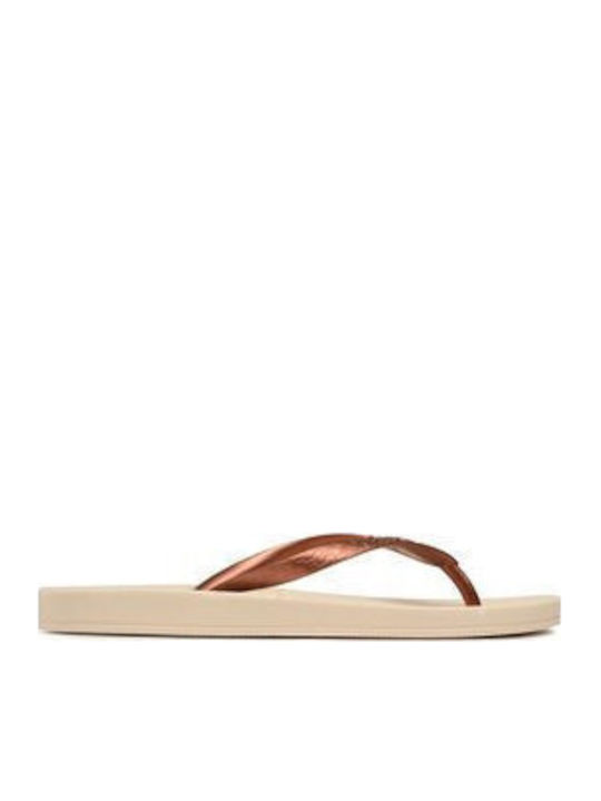 Tan Fem Women's Flip Flops Brown
