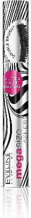 Eveline Mega Size Lashes Ultra Double Brush Mascara for volume Black 10ml