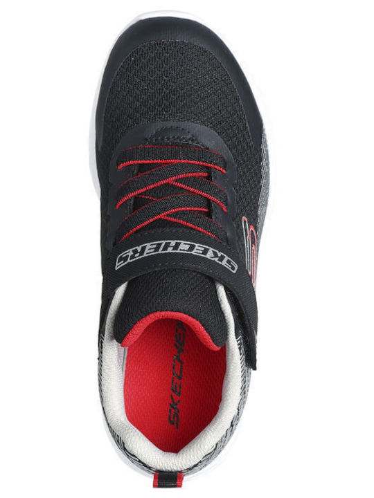 Zovrix Αθλητικά Παιδικά Παπούτσια Running με Σκρατς Μαύρα