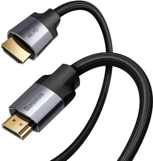 Baseus Enjoyment HDMI 2.0 Premium High Speed 4K 60Hz HDR Cable HDMI Male - HDMI Male 2m Gray