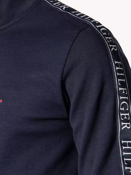 Tommy Hilfiger Jachetă cu fermoar pentru bărbați cu buzunare Albastru marin