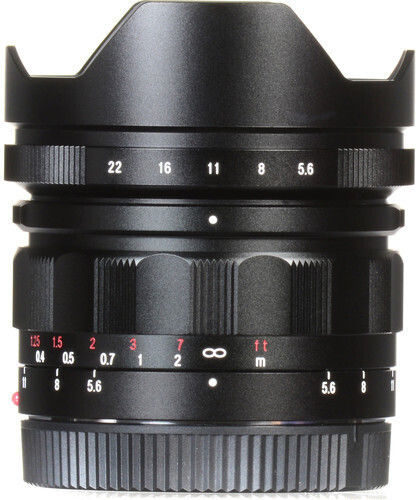 Voigtlander Full Frame Camera Lens Heliar-Hyper Wide 10mm f/5.6 Aspherical Fixed for Leica M Mount Black