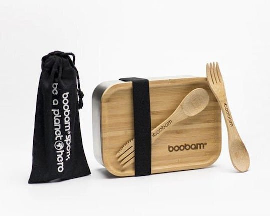 Boobam Ware Lunchbox Inox Silber 1400ml 1Stück