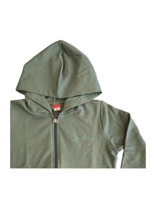 Joyce Kinder-Sweatshirtjacke Pistachio