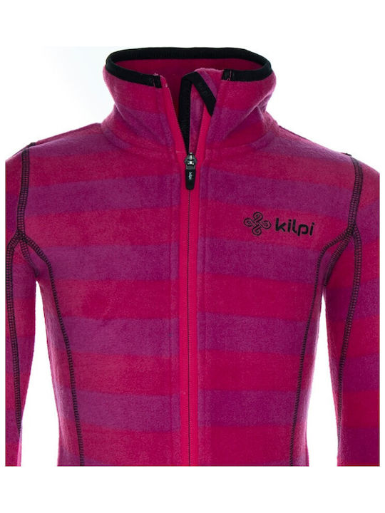 Kilpi Kids Cardigan Fleece Pink