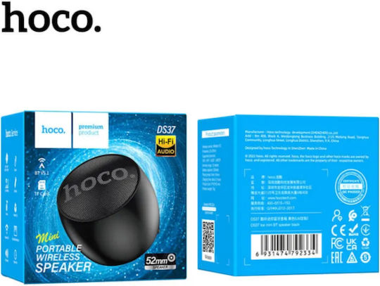 Hoco DS37 Mini Boxă Bluetooth Negru
