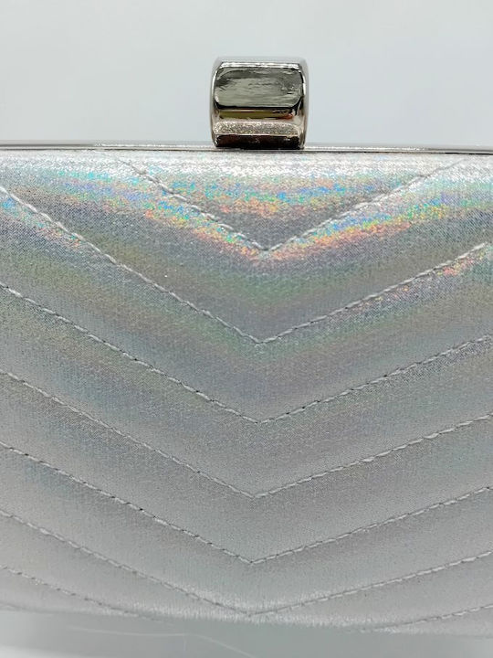 Damentasche Schultertasche Silber