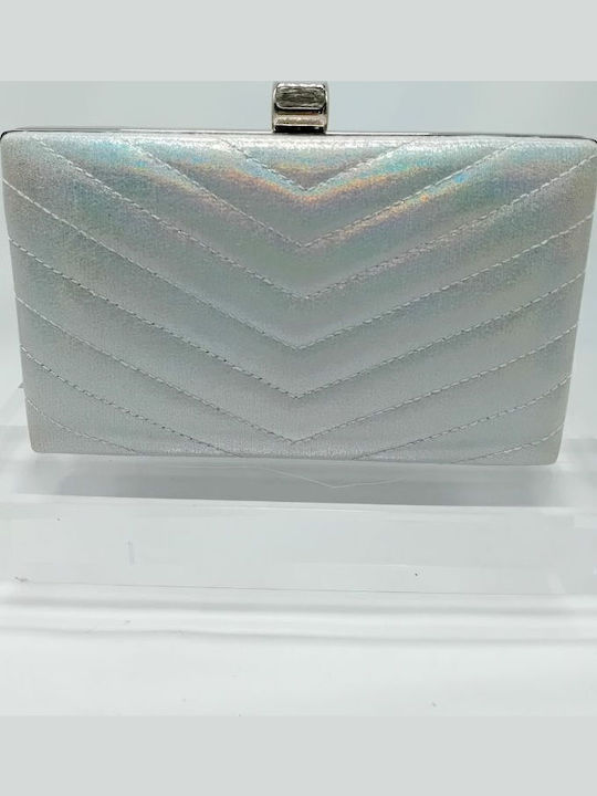 Damentasche Schultertasche Silber
