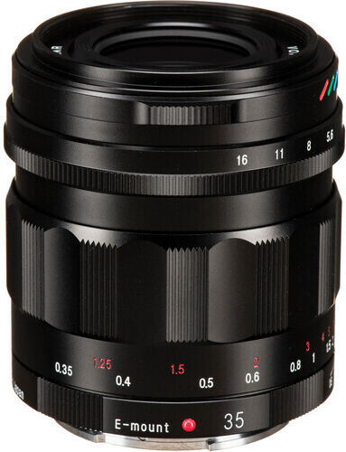 Voigtlander Full Frame Φωτογραφικός Φακός APO-LANTHAR 35mm f/2 Aspherical Wide Angle για Sony E Mount Μαύρος