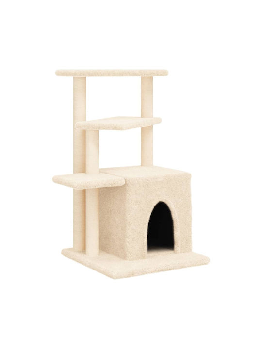 vidaXL Cat Scratching Post Cat Trees Beige