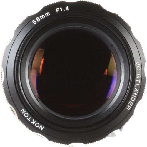 Voigtlander Full Frame Camera Lens Nokton 58mm f/1.4 SL II S Fixed for Nikon F Mount Black