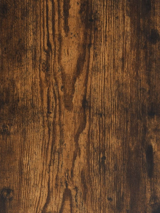 Console Table Wood & Metal Smoky Oak L100xW29xH75cm