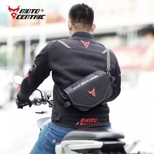 Moto Centric Τσαντάκι Τιμονιού Μοτοσυκλέτας σε Μαύρο Χρώμα