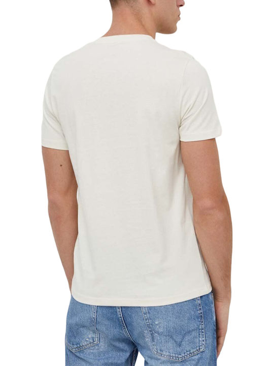 Pepe Jeans Drop 1 Count T-shirt Μπεζ