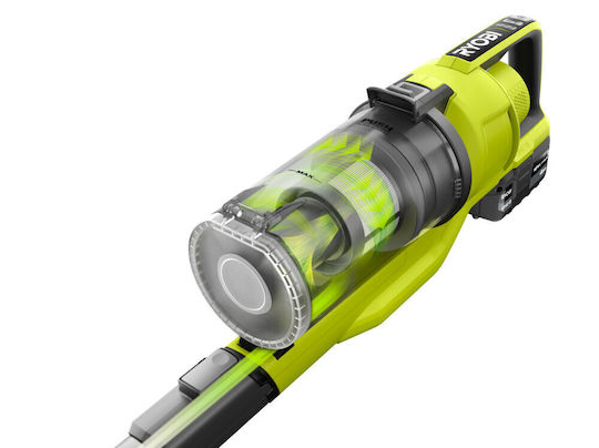 Ryobi RSV18-0 Επαναφορτιζόμενη Σκούπα Stick 18V Κίτρινη