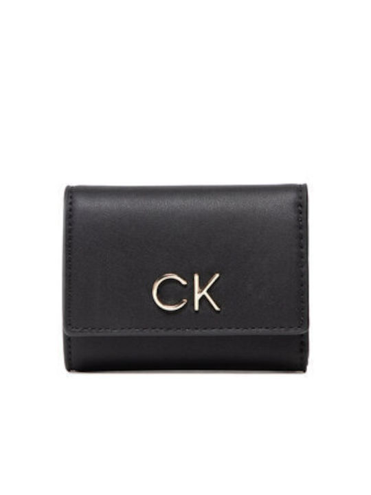 Re-lock Trifold Portofel pentru femei Clasici Negru