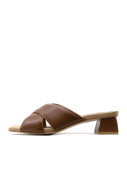 Angel Alarcon Leather Sandals Brown