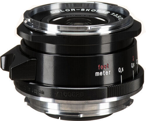 Voigtlander Пълен кадър Фотообектив Color-Skopar 21mm f/3.5 Aspherical Широк ъгъл за Лайка М Монтаж Черен
