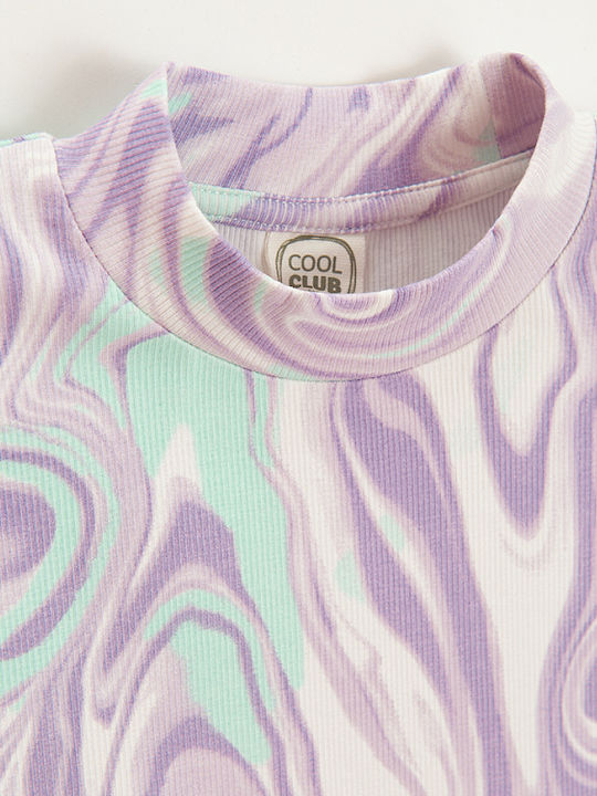 Cool Club Kids Dress Short Sleeve Purple