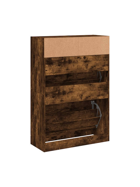 Holz Schuhschrank 80x34x116cm
