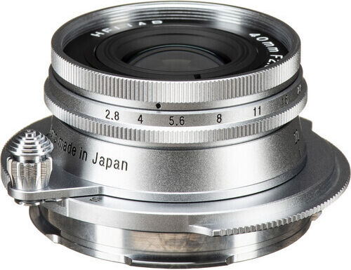 Voigtlander Full Frame Φωτογραφικός Φακός Heliar 40mm f/2.8 Σταθερός για Leica M Mount Ασημί