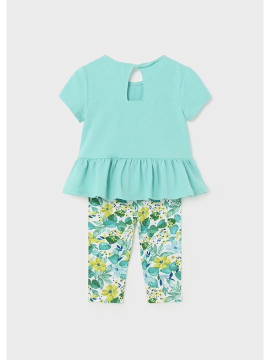 Mayoral Kids Set with Leggings Summer 2pcs Green