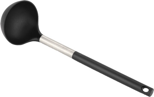 Happy House Deep Soup Spoon Plastic Black 29.3cm