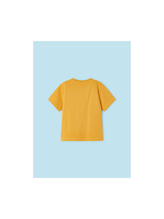 Mayoral Kids' T-shirt ochre