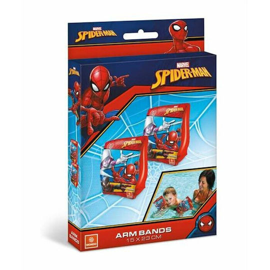 Mondo Μπρατσάκια Κολύμβησης από Βινύλιο Spiderman Κόκκινα