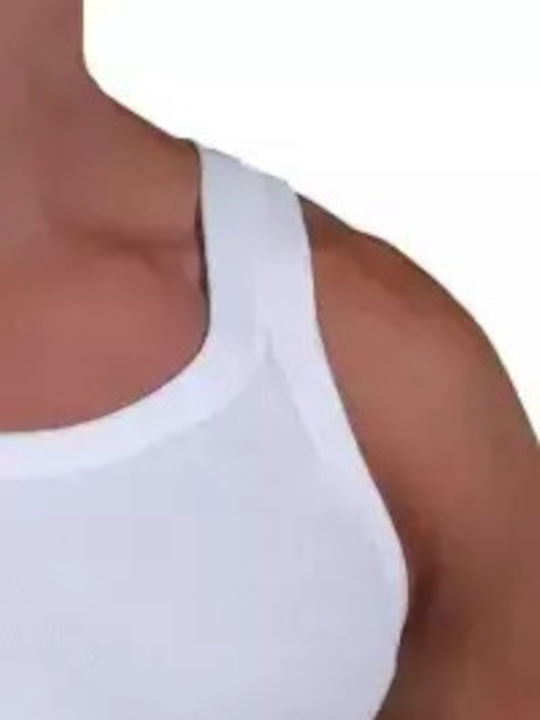 Lord Men's Undershirt Sleeveless in White Color