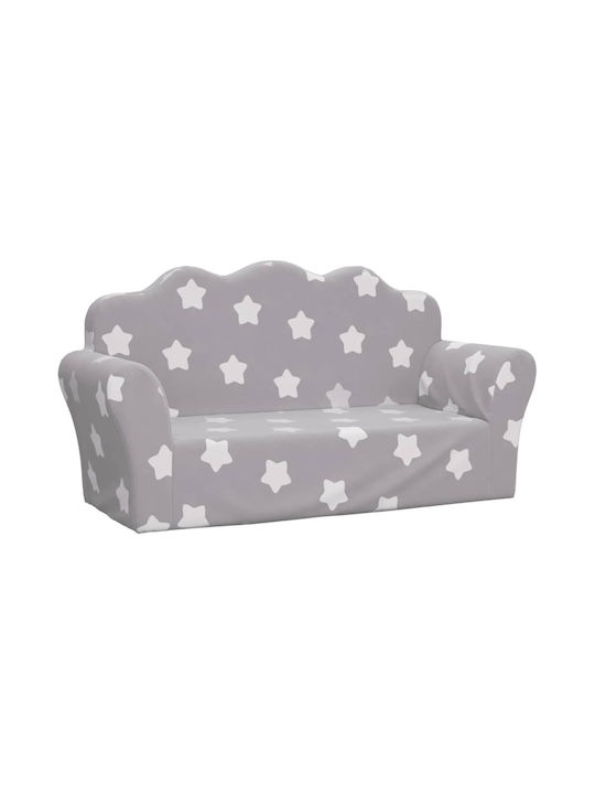 Sofa with Armrests Gray 94x34x48cm