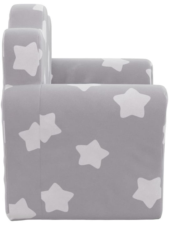 Sofa with Armrests Gray 54x34x45cm