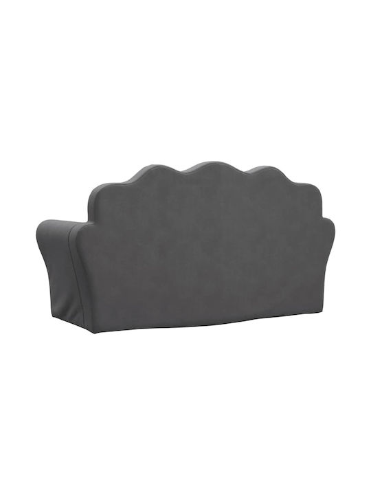 Sofa with Armrests Gray 94x34x48cm
