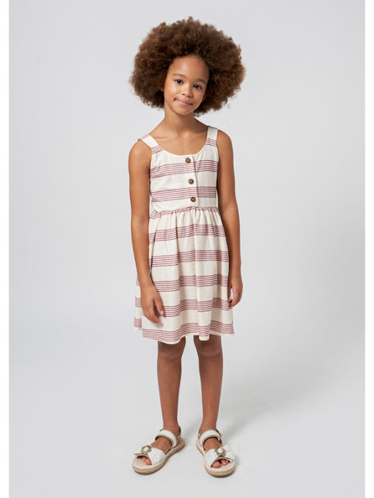 Mayoral Kids Dress Striped Striped (striped)