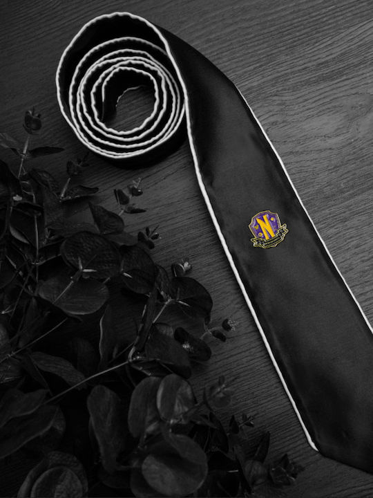 Cinereplicas Men's Tie Set Monochrome in Black Color