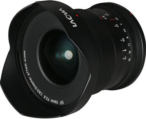 Laowa Full Frame Camera Lens Venus Optics 19mm f/2.8 Zero-D Wide Angle for Fujifilm G Mount Black